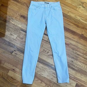 Slate & Stone Mens Sloan Standard Slim Stretch Pants Light Blue Gray Chino L 32